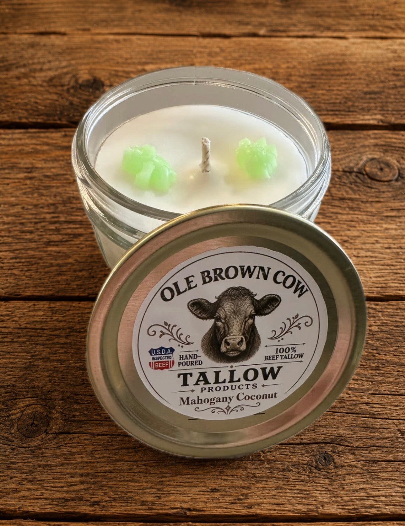 8oz Beef Tallow Candle (Assorted Scents)