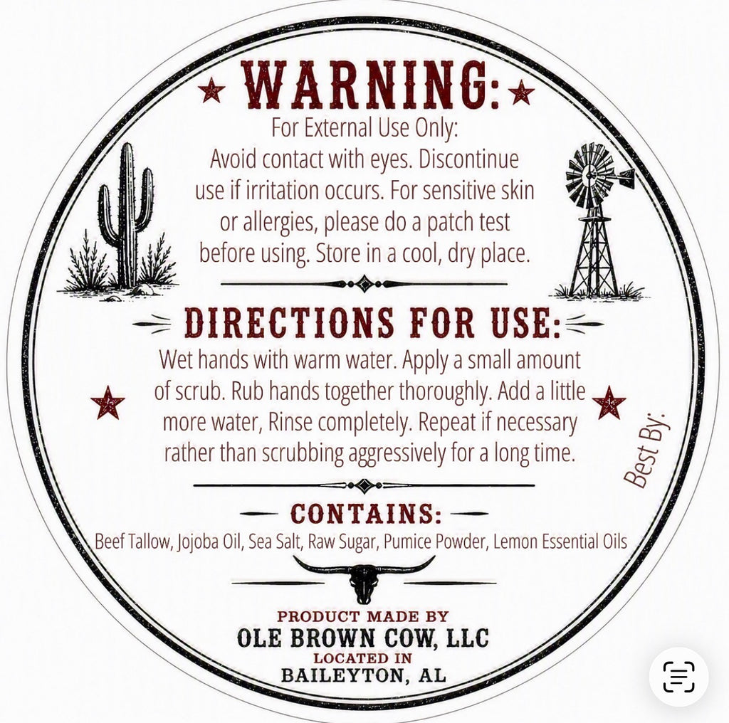 5oz Grime Grinder Mechanic Scrub