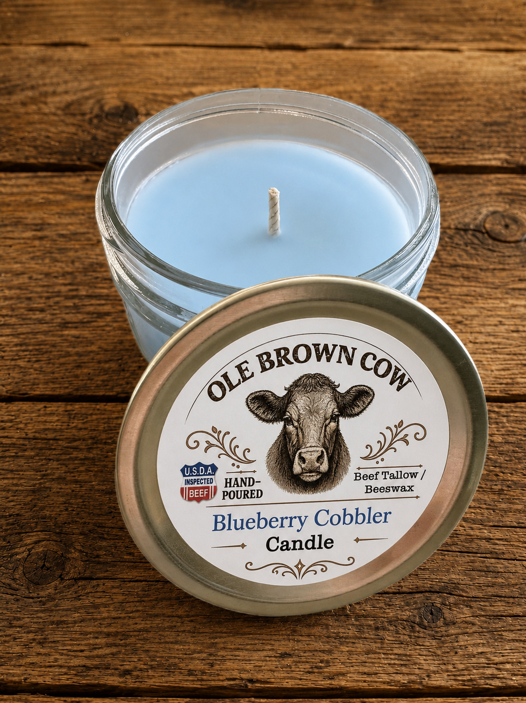 8oz Beef Tallow Candle (Assorted Scents)
