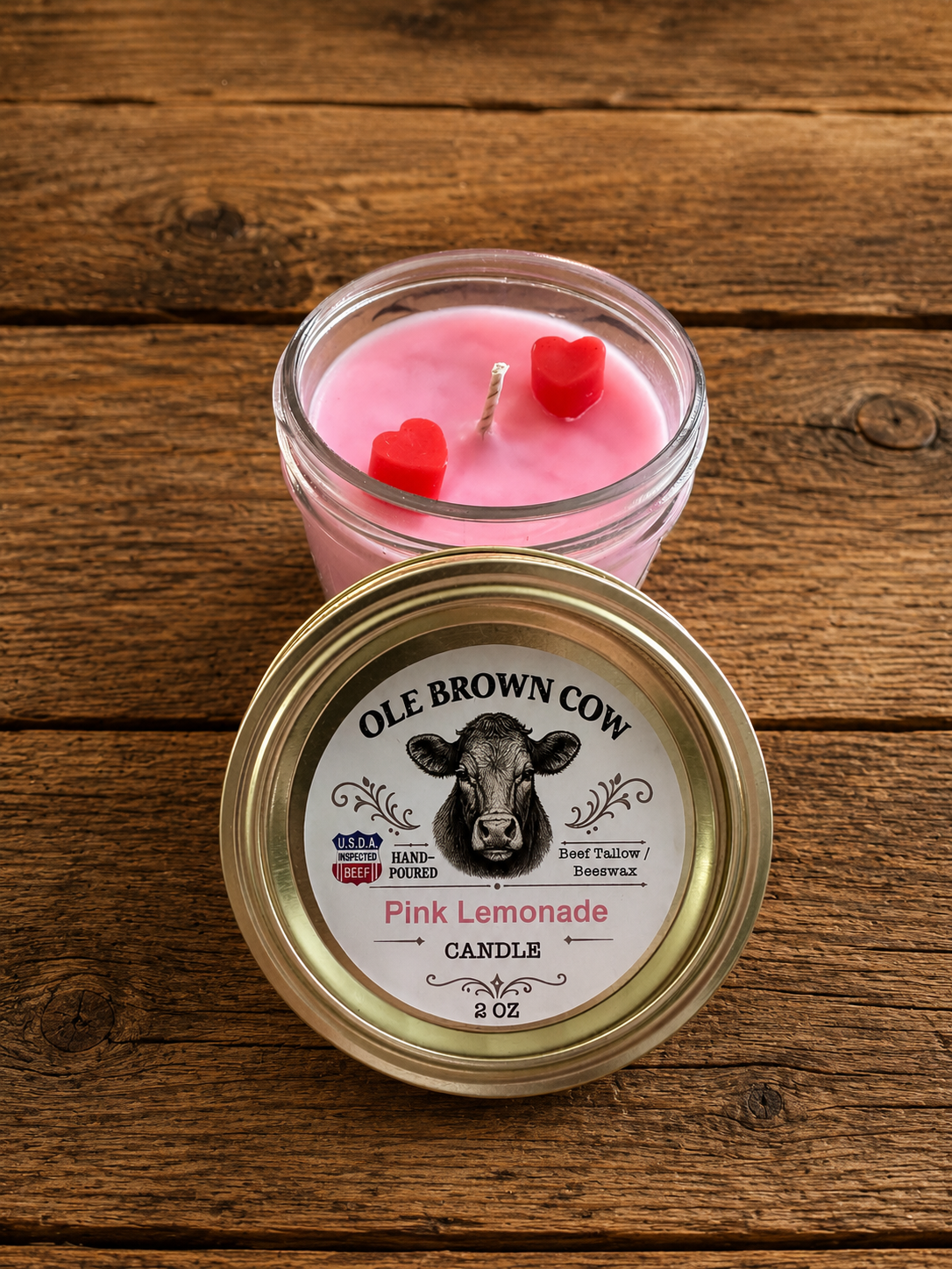 8oz Beef Tallow Candle (Assorted Scents)