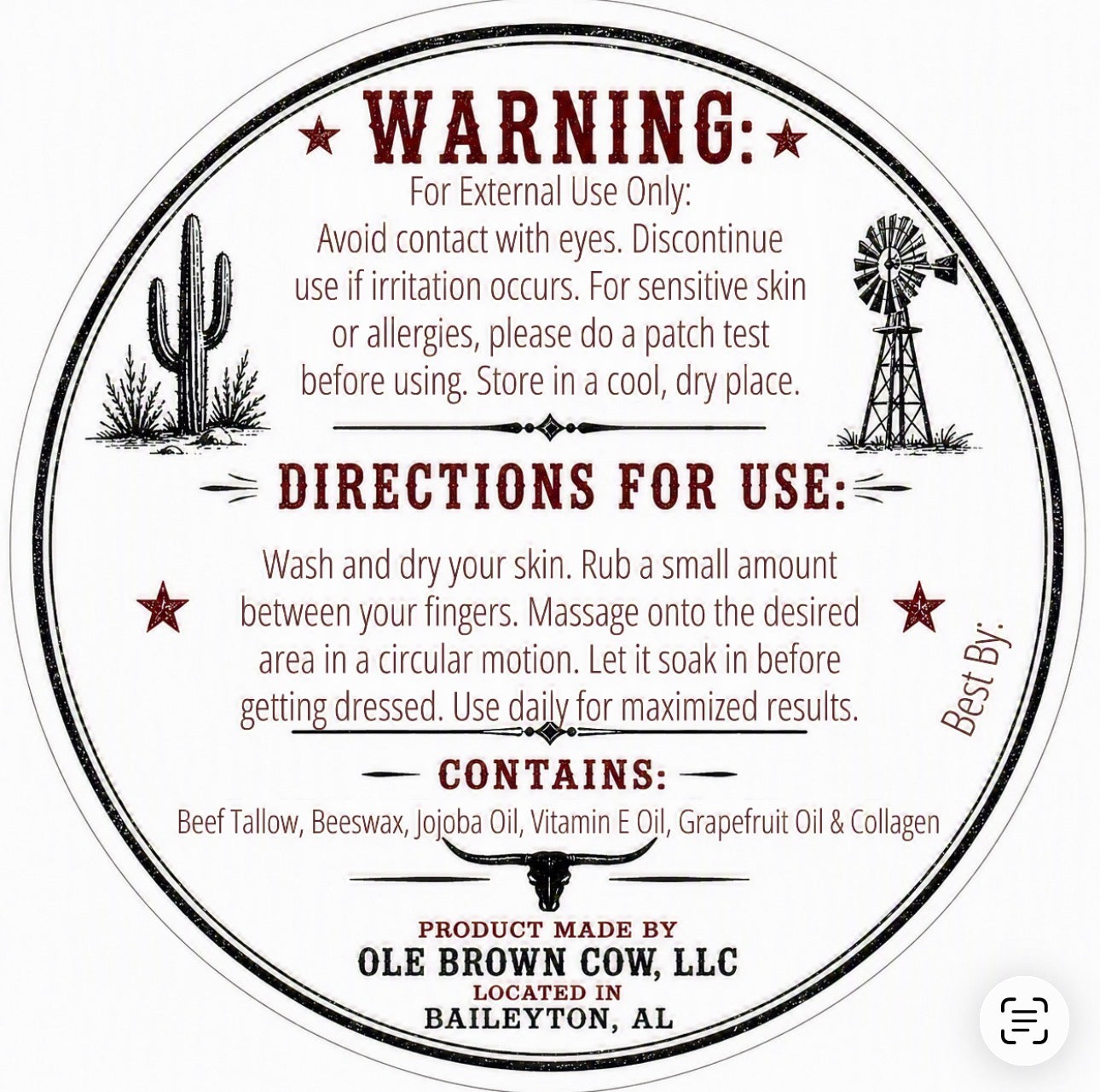 Prairie Sculpting Cream